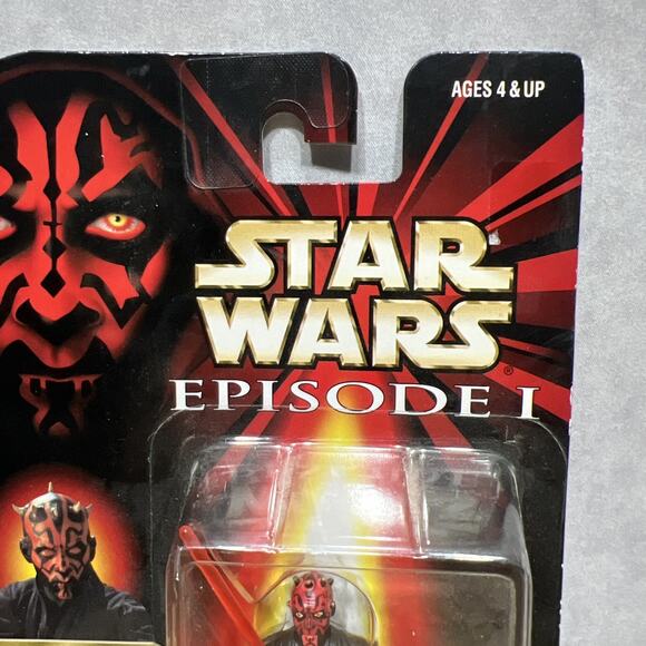 RARE 1998 Star Wars Episode 1 Darth Maul Figure GRAY VEST VARIANT - Picture 4 of 5